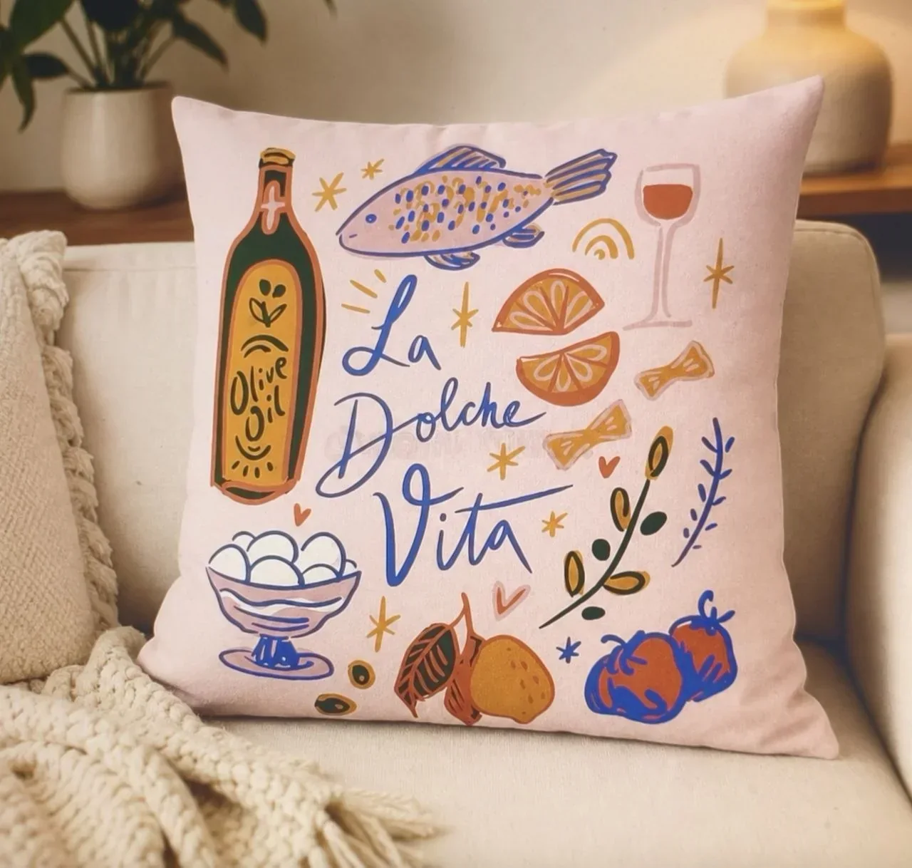Cuscino decorativo personalizzato